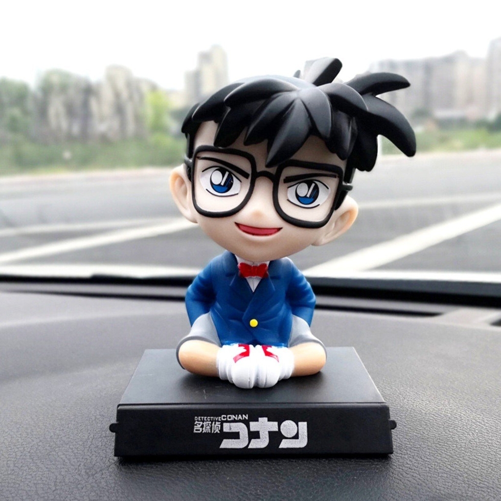 Mô Hình Conan Áo xanh lắc đầu - cao 13cm - ngang 9cm - dọc 7cm - nặng 200gram + Có BOX - N3-K28-T4-S1