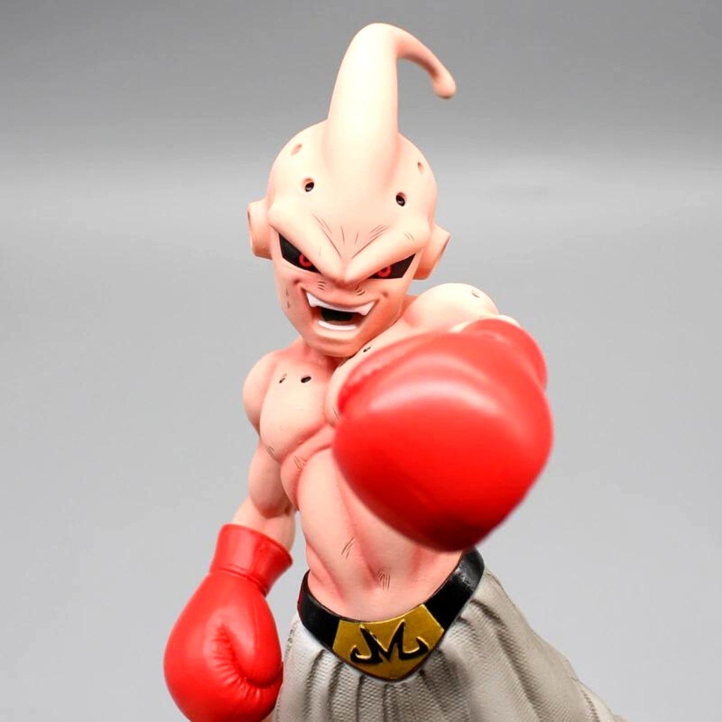 Mô hình DragonBall Majinbuu gầy Boxing - Cao 19cm - nặng 240gram - Phụ kiện đi kèm : 1 tay thay thế - Dragon Ball - Có Hộp màu - K8-T1-S12