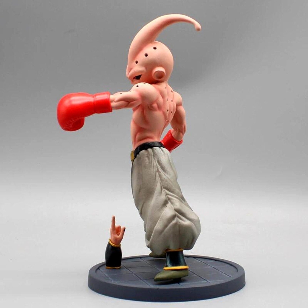 Mô hình DragonBall Majinbuu gầy Boxing - Cao 19cm - nặng 240gram - Phụ kiện đi kèm : 1 tay thay thế - Dragon Ball - Có Hộp màu - K8-T1-S12