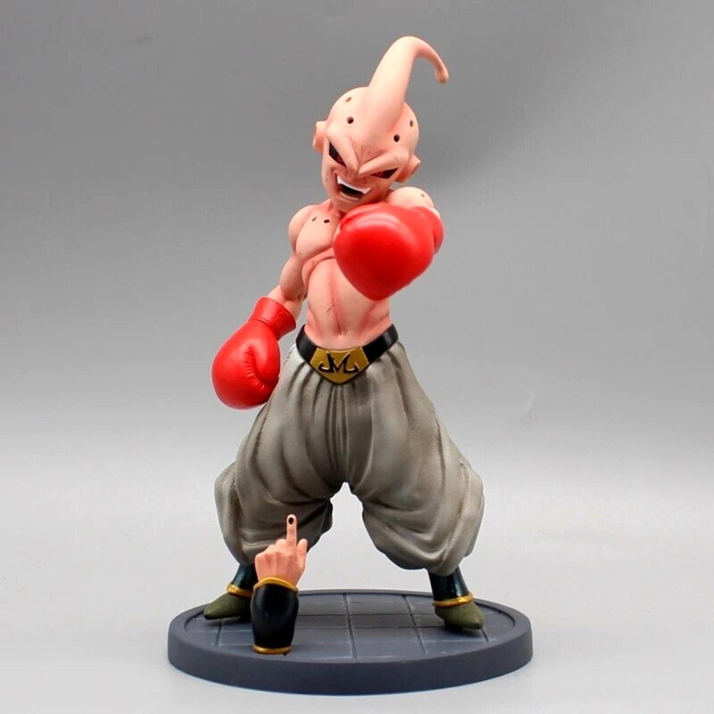Mô hình DragonBall Majinbuu gầy Boxing - Cao 19cm - nặng 240gram - Phụ kiện đi kèm : 1 tay thay thế - Dragon Ball - Có Hộp màu - K8-T1-S12