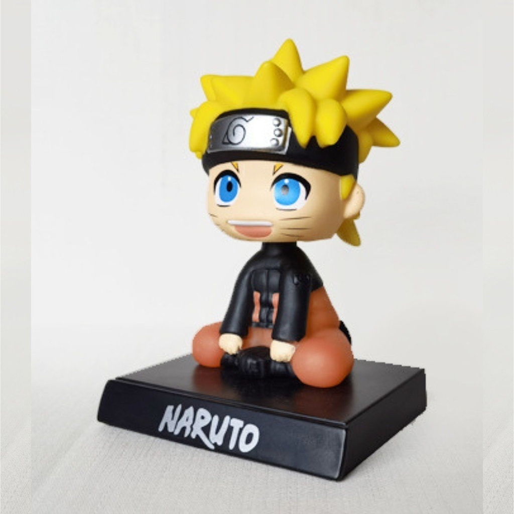 Mô Hình Naruto lắc đầu cười siêu kute - Cao 13,5cm - ngang 9cm - dọc 7cm - nặng 200gram + có box - K73-T3-S8
