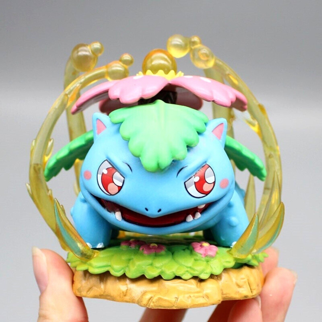 Mô Hình Pokemon Fushigibana - Cao 12cm - nặng 300gram - Pokemon - Bộ Pokemon - No box -