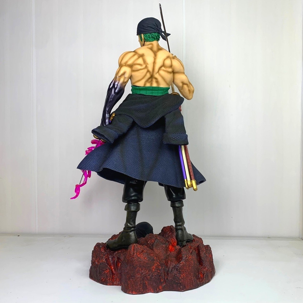 Mô Hình OnePiece Zoro enma - Cao 73cm - ~7kg - Phụ kiện : 2 kiếm + 2 đầu nam châm + 1 haki + Box Bìa + hộp xốp- Figure OnePiece - Có Hộp N1-T2