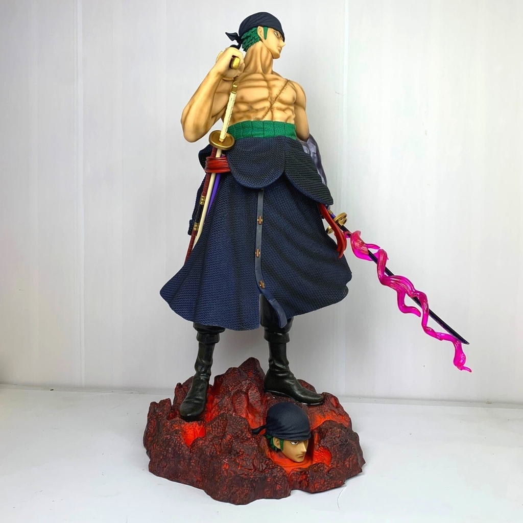 Mô Hình OnePiece Zoro enma - Cao 73cm - ~7kg - Phụ kiện : 2 kiếm + 2 đầu nam châm + 1 haki + Box Bìa + hộp xốp- Figure OnePiece - Có Hộp N1-T2