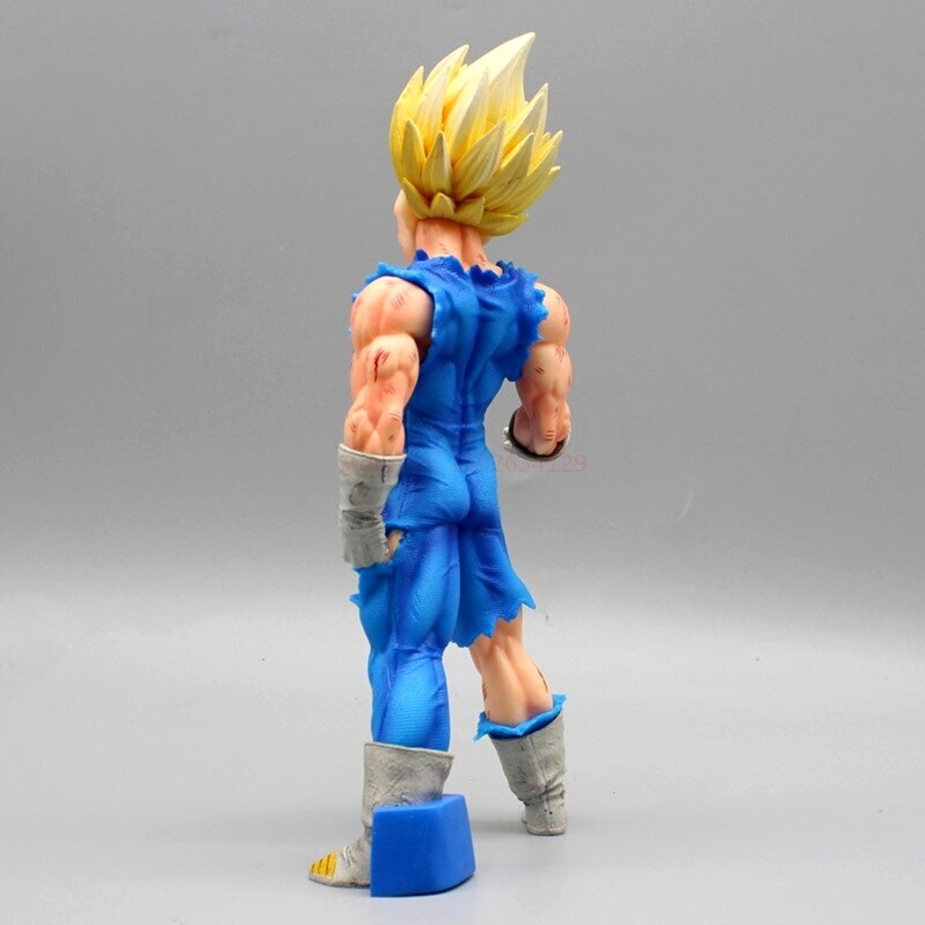 Mô Hình Dragon Ball Vegeta Majin chiến đấu - cao 20cm - nặng 200gram + Phụ kiện : 1 đế kẹp chân + Bọc túi Nilon - Figure DragonBall - có hộp màu - N1-K21-T2-S2