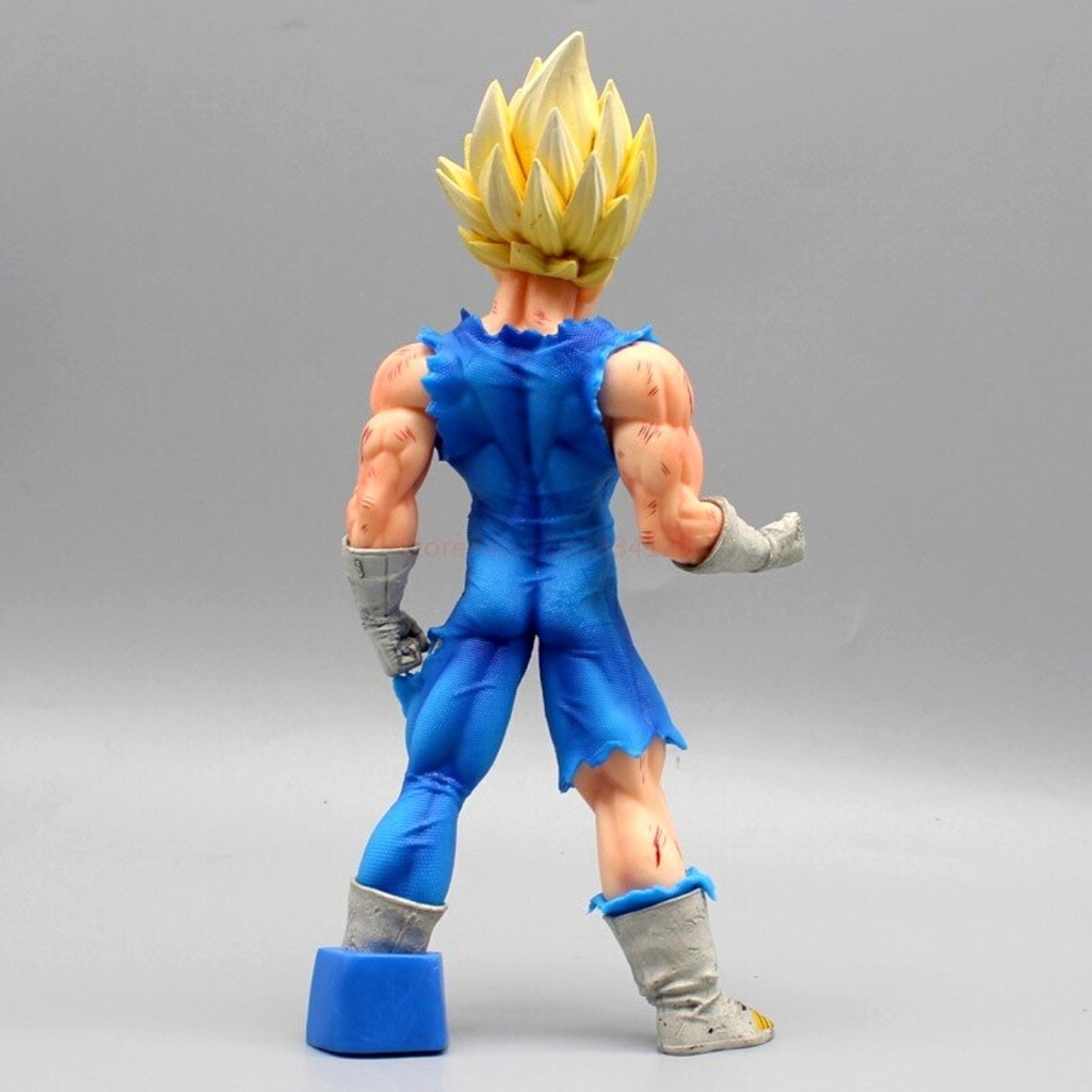 Mô Hình Dragon Ball Vegeta Majin chiến đấu - cao 20cm - nặng 200gram + Phụ kiện : 1 đế kẹp chân + Bọc túi Nilon - Figure DragonBall - có hộp màu - N1-K21-T2-S2