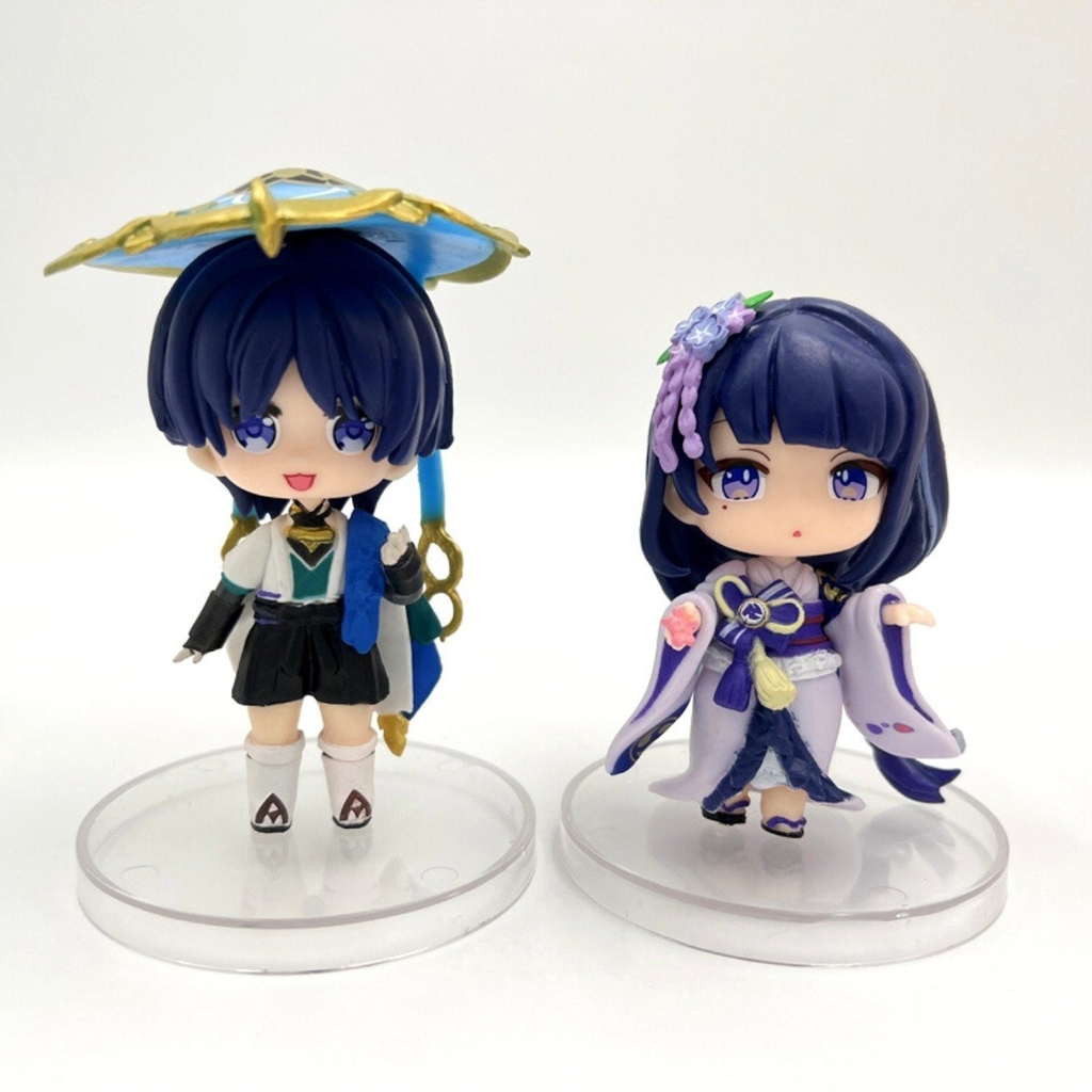Mô Hình Genshin Bộ 6 nhân vật Genshin Chibi - Cao 10cm - nặng 400gram - Phụ kiện : đế + No Box : bọc túi - Figure  Genshin Impact - no box - N3-K36-T1-S3