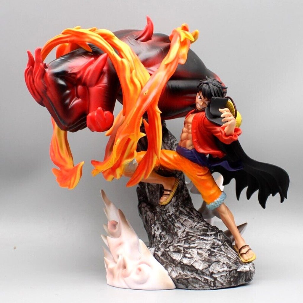 Mô Hình OnePiece Luffy gear 3 red Rock - Cao 26cm - nặng 1kg5 , Figure OnePiece - có vỏ hộp màu - N1-K35-T5-S3