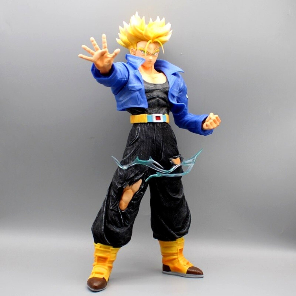 Mô Hình DragonBall Trunks  chiến đấu - Cao 43cm - nặng 3kg2 - Phụ kiện : 1 tay thay thế + 1 đầu thay thế + 1 đế đỡ đầu - Figure DragonBall - Hộp Carton - N1-K37-T4-S1