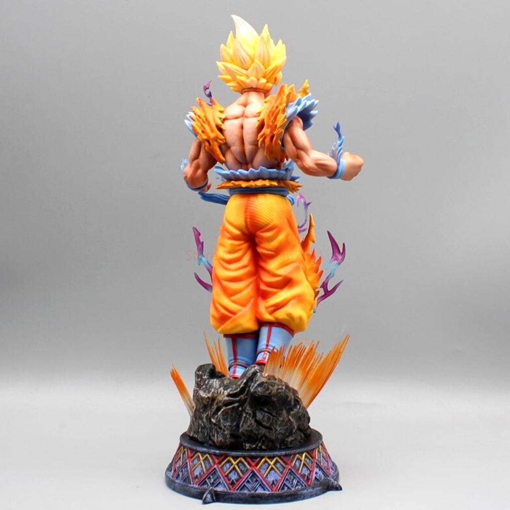 Mô hình DragonBall SonGoku SSJ3 hàng cao cấp siêu ngầu - Cao 35cm - nặng 3kg - Phụ Kiện : 2 thân + 2 Bệ đỡ thân + 2 đầu thay thế - Dragon Ball - Có Hộp màu - N1-K39-T5-S1