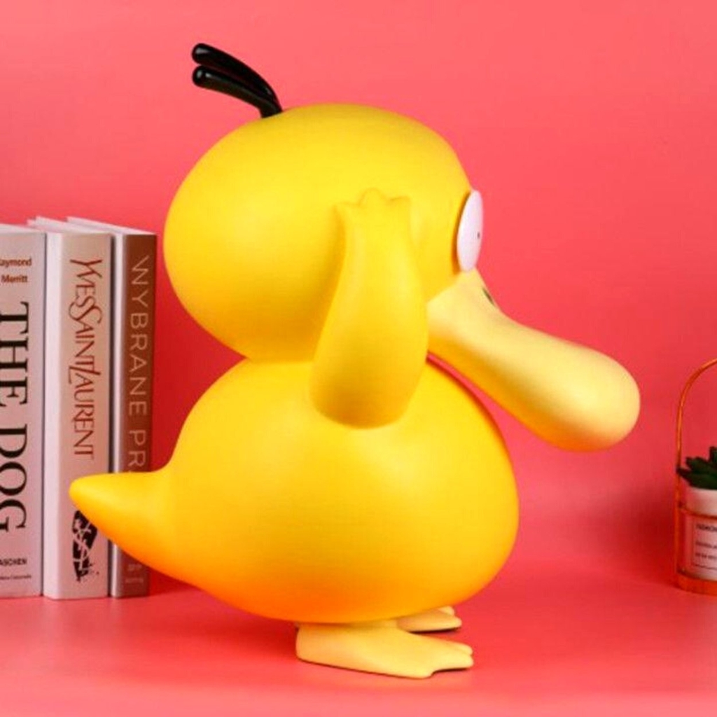 Hàng Loại 1 - Mô Hình POKEMON Vịt Koduck - Cao 38cm - rộng 25cm - nặng 3kg5 - Phụ kiện : 1 tóc + 3 mắt thay thế - Bộ Pokemon - Có Vỏ Hộp màu - N1-K37-T4-S4
