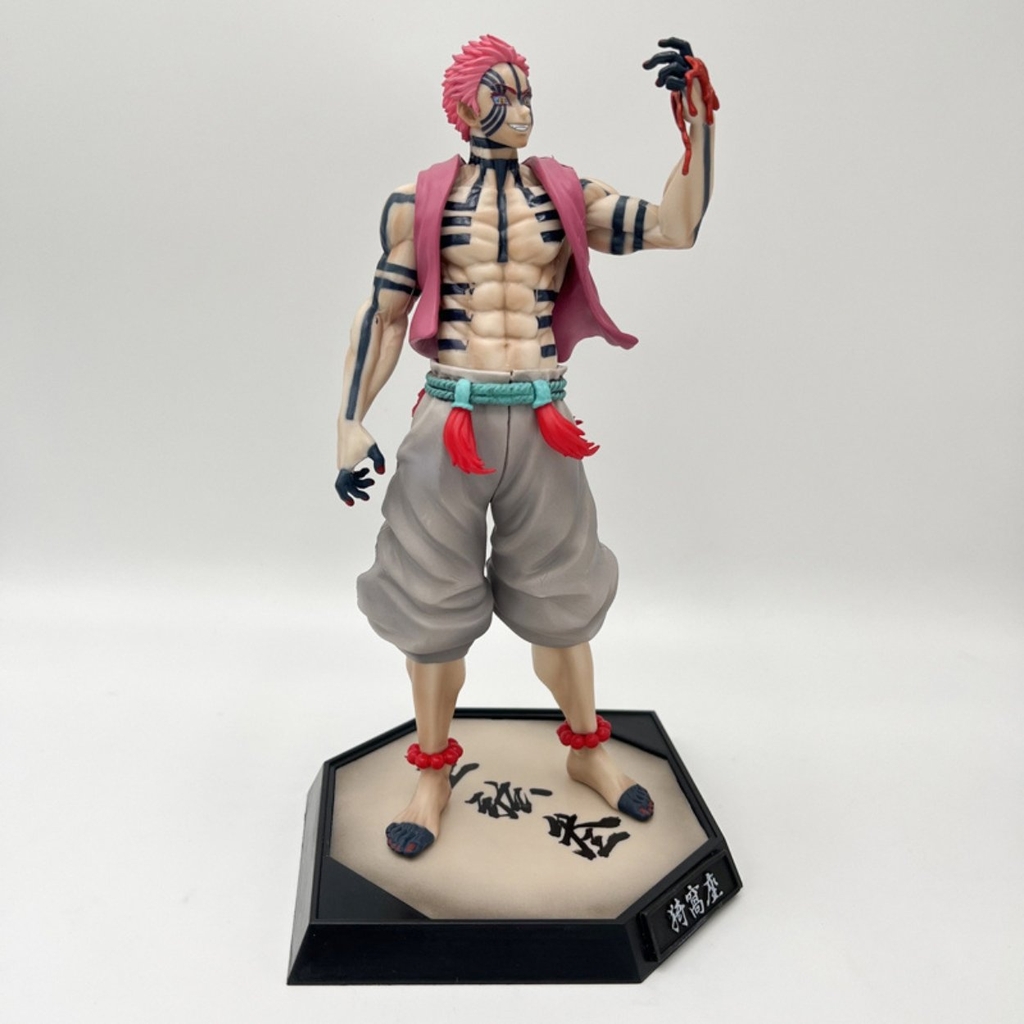 Hàng loại 1 -Mô Hình Kimetsu No Yaiba Thượng tam akaza dáng đứng siêu ngầu - Cao 26,5cm - nặng 600gram - Figure Thanh gươm diệt quỷ - Có Vỏ Hộp màu