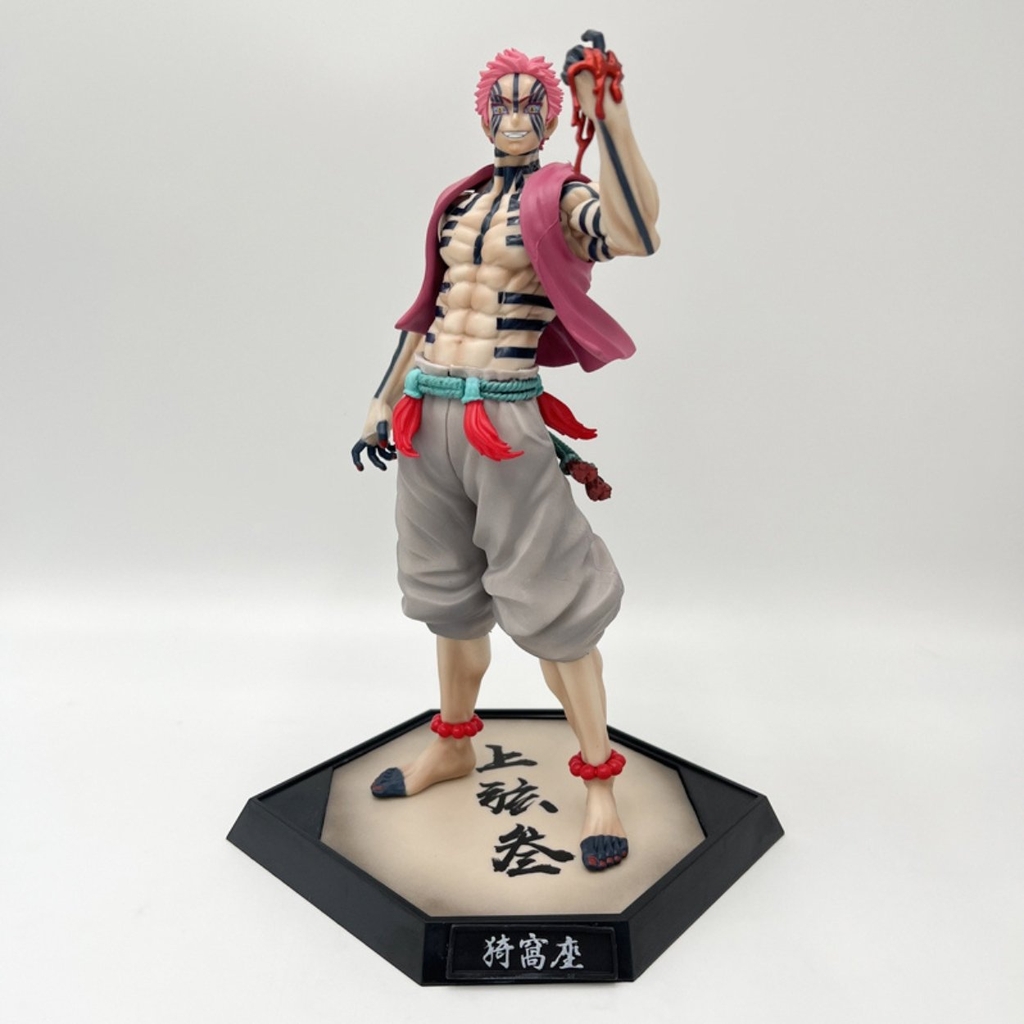 Hàng loại 1 -Mô Hình Kimetsu No Yaiba Thượng tam akaza dáng đứng siêu ngầu - Cao 26,5cm - nặng 600gram - Figure Thanh gươm diệt quỷ - Có Vỏ Hộp màu - N4-K3-BL1 - N1-K15-T1-S2