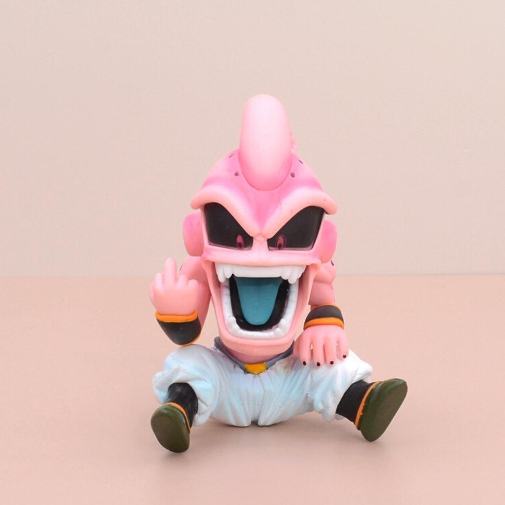 Mô hình Majinbuu ngồi cười - Cao 12cm - nặng 300gram - Dragon Ball - bọc túi opp - no box