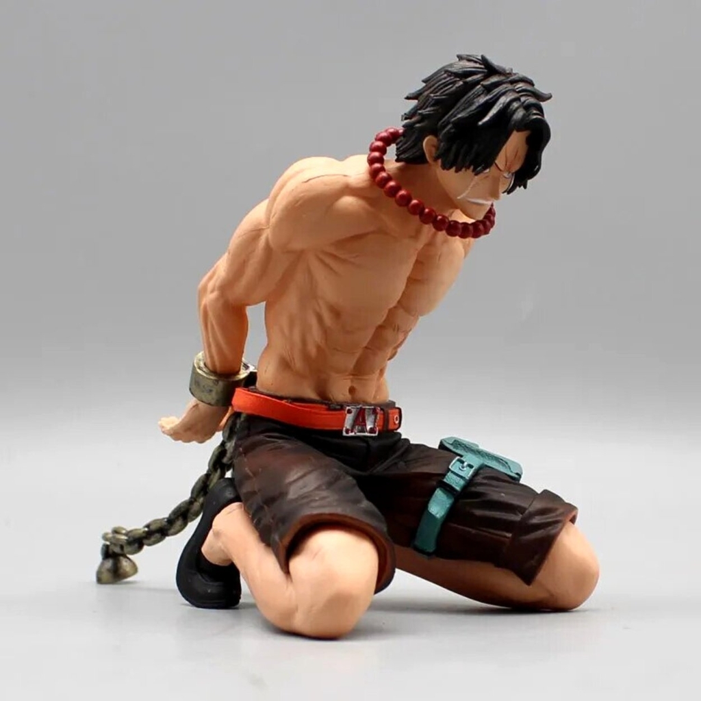 Mô Hình OnePiece ACE Tù nhân - Cao 12cm - rộng 9cm - nặng 340gram - Phụ Kiện : 2 đầu thay th - Figure OnePiece - Có Hộp màu - N4-K14