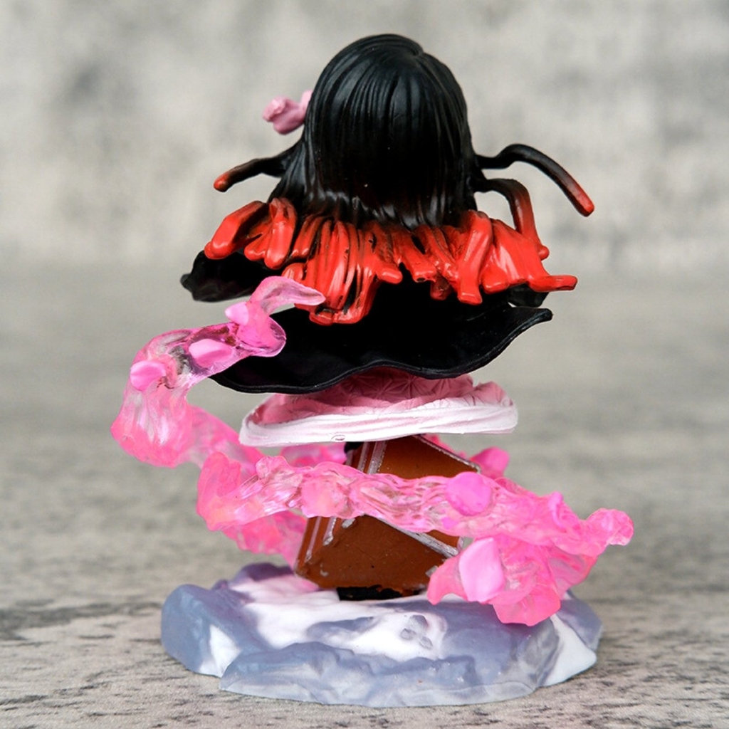 Mô Hình Kimetsu No Yaiba nezuko chiến đâu - Cao 8cm - nặng 100gram - Figure Thanh gươm diệt quỷ - Có Vỏ Hộp màu - N1-K44-T3-S3