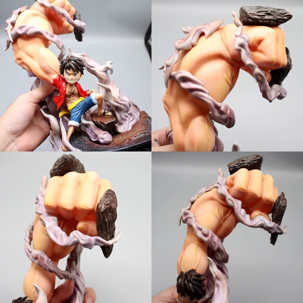 Mô Hình OnePiece Luffy Gear nắm đấm siêu ngầu - Cao 31cm - rộng 17cm - nặng 1kg2 - Figure OnePiece - Có Hộp - N1-K33-T5-S3