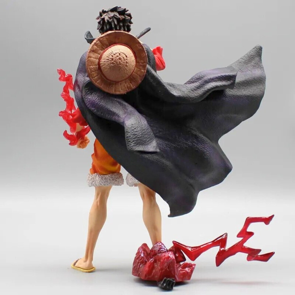Mô Hình OnePiece Luffy Áo choàng - Cao 22cm - nặng 450gram - Phụ kiện : 2 đầu + 2 tay + 1 đế - Figure OnePiece - Có Hộp - N4-K15
