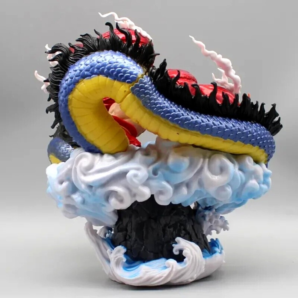 Mô Hình OnePiece Luffy gear 4 Đại chiến kaido - Cao 21cm - rộng 21cm - nặng 1kg7 - Figure OnePiece - Có Hộp màu N1-K38-T3-S5