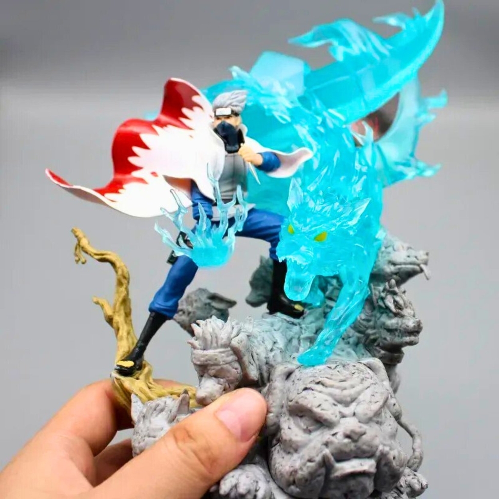 Mô Hình Naruto Hokaghe Kakashi - Cao 22cm - nặng 400gram - Figure Naruto - Có hộp màu - N1-K37-T3-S12