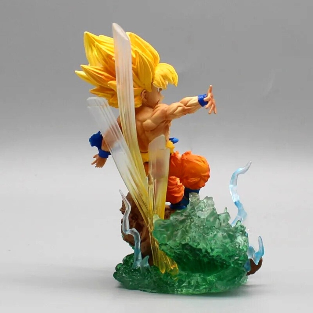 Mô hình DragonBall Goku chibi G5 - Cao 10cm - rộng 7cm - nặng 110gram - Dragon Ball - Có Hộp màu - N1-K50-T3-S1