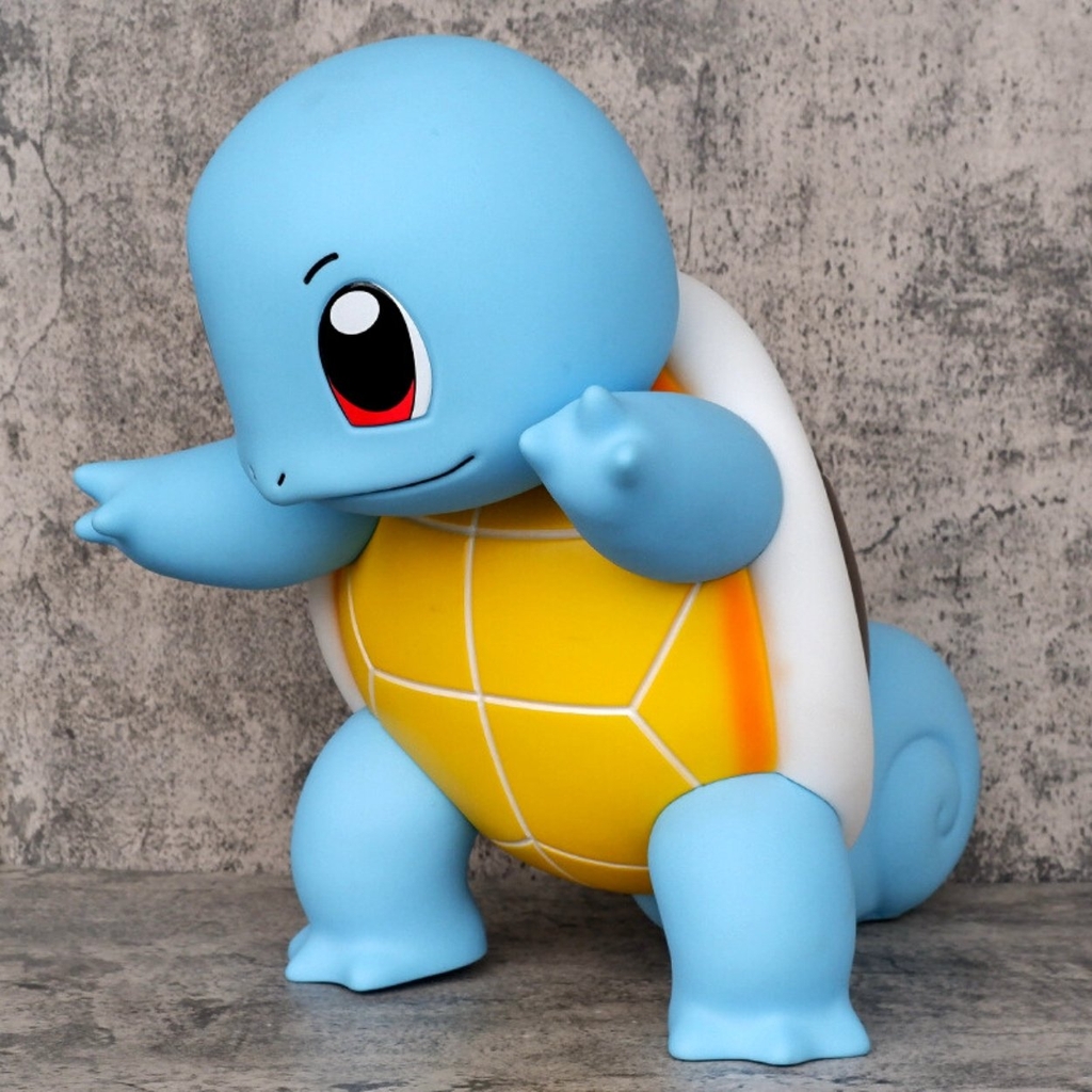 Hàng Loại 1 - Mô Hình POKEMON Rùa nước Squirtle - Cao 39cm - rộng 31cm - nặng 3kg - Pokemon - Bộ Pokemon - Có Vỏ Hộp màu