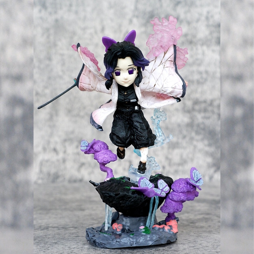 Mô Hình Kimetsu No Yaiba Shinobu G5 chiến đấu - Cao 13cm - rộng 10cm - nặng 144Gram - Phụ kiện : Kiếm - Figure Thanh gươm diệt quỷ - Có Vỏ Hộp màu - N1-K44-T4-S1