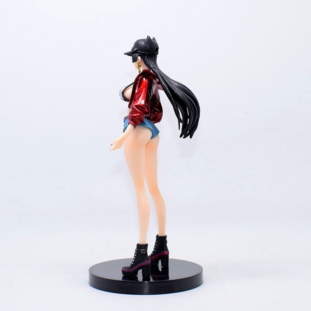 Mô Hình OnePiece Boa Hancock Style hiện đại đội mũ- Cao 20cm - Nặng 100Gram - Box Nhựa - Hộp màu