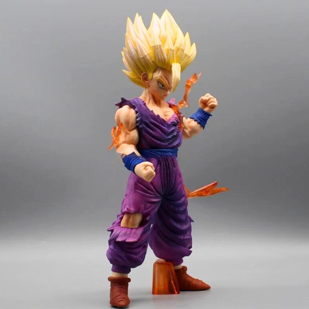 Mô hình DragonBall Gohan Supper Saiyan - Cao 31cm - nặng 800gram - Dragon Ball - Bọc túi OPP + Có Hộp màu - N1-K37-T1-S1