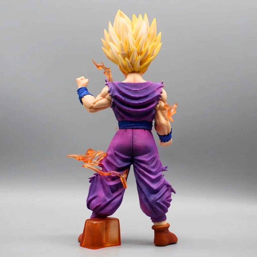 Mô hình DragonBall Gohan Supper Saiyan - Cao 31cm - nặng 800gram - Dragon Ball - Bọc túi OPP + Có Hộp màu - N1-K37-T1-S1