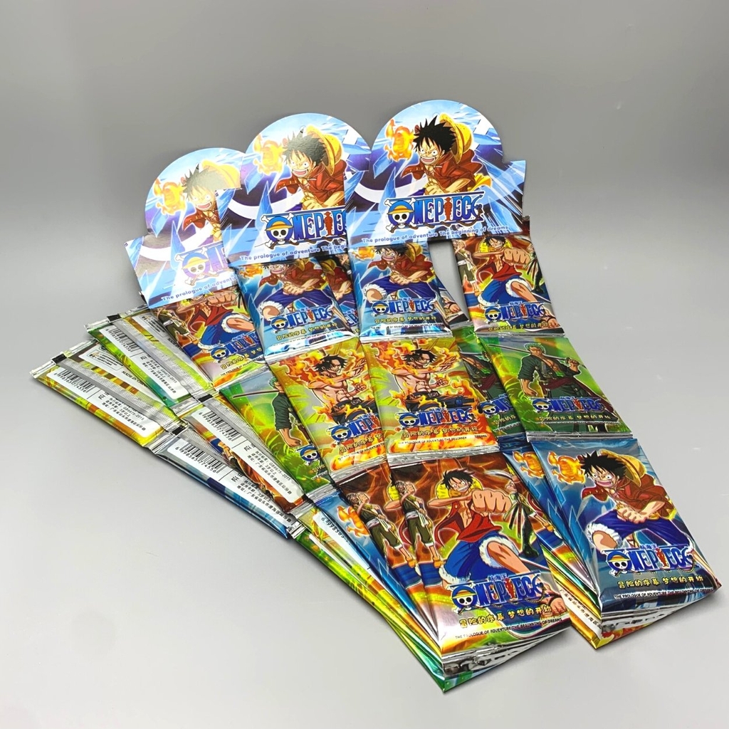 Dây Pack Thẻ One Piece - 1 túi có 3 dây - 1 dây có 12 pack - 1 pack có 5 thẻ