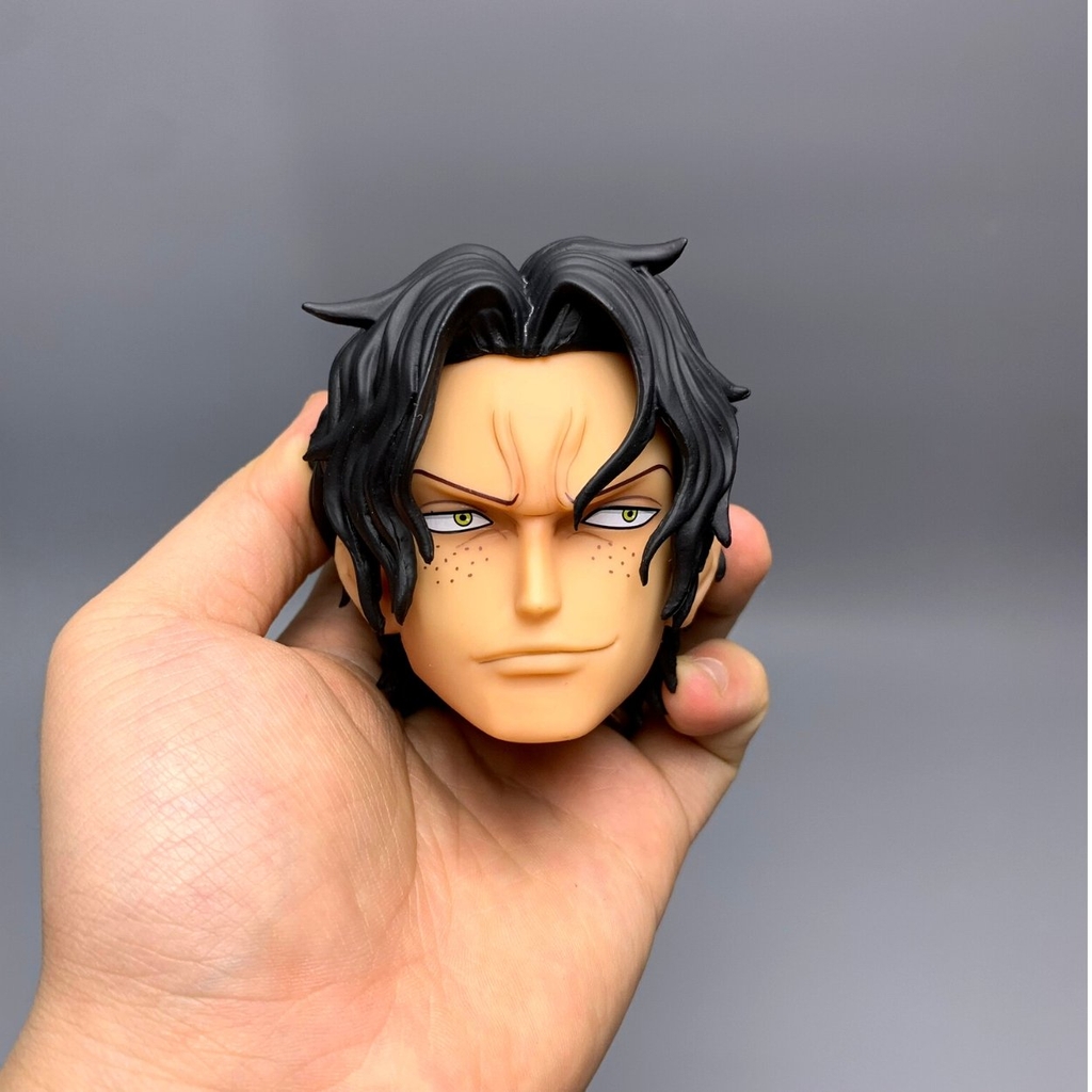 Mô Hình ACE  OnePiece dáng đứng siêu ngầu - cao 73cm - nặng 6kg5 - phụ kiện : 2 đầu + 1 dây sạc - Figure OnePiece - Có Hộp xốp + Box Bìa N2