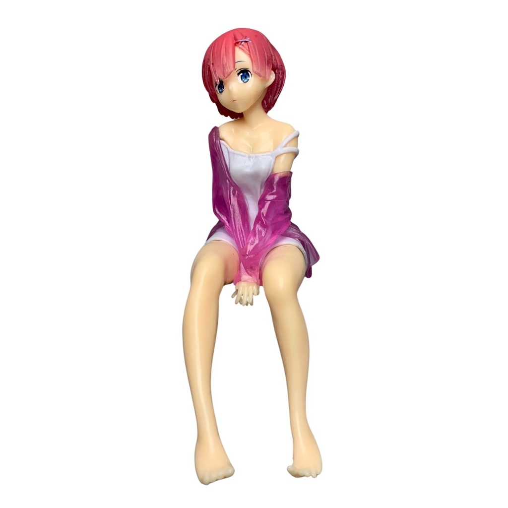 Mô Hình RE:ZERO Rem tóc Hồng - Cao 17cm - nặng 100Gram - No Box : bọc túi OPP - (VAT : 48492) - K19-T3-S2