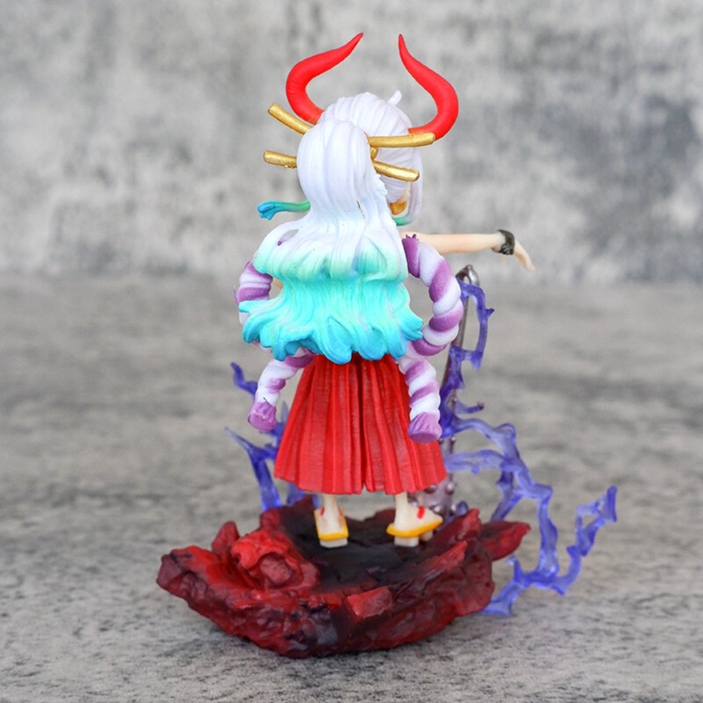 Mô Hình OnePiece Yamato chiến đấu chibi - Cao 11cm - rộng 6cm - nặng 110gram - Figure OnePiece -  có hộp màu - N1-K47-T3-S1