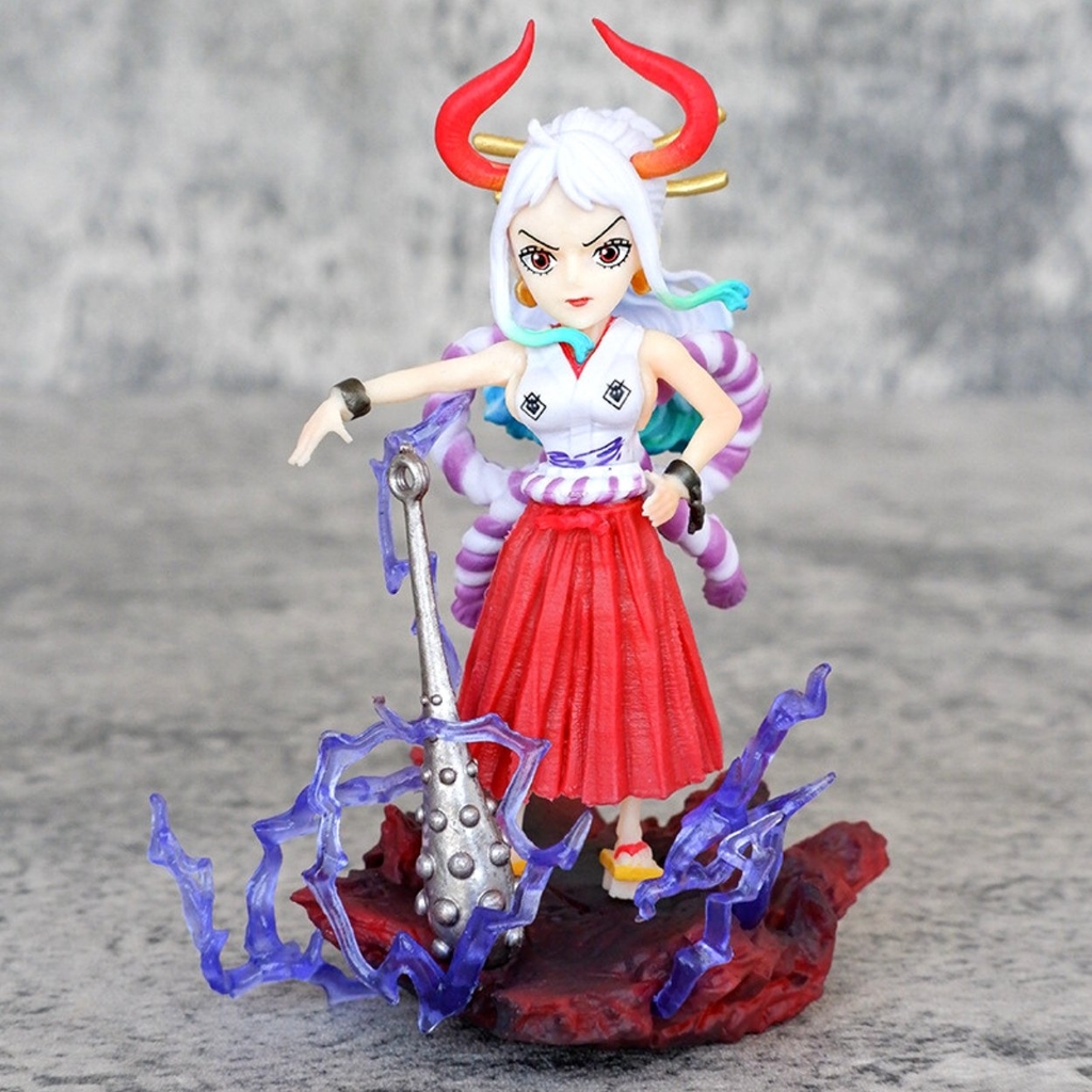 Mô Hình OnePiece Yamato chiến đấu chibi - Cao 11cm - rộng 6cm - nặng 110gram - Figure OnePiece -  có hộp màu - N1-K47-T3-S1