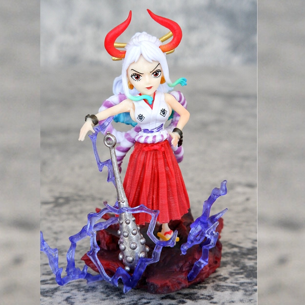 Mô Hình OnePiece Yamato chiến đấu chibi - Cao 11cm - rộng 6cm - nặng 110gram - Figure OnePiece -  có hộp màu - N1-K47-T3-S1