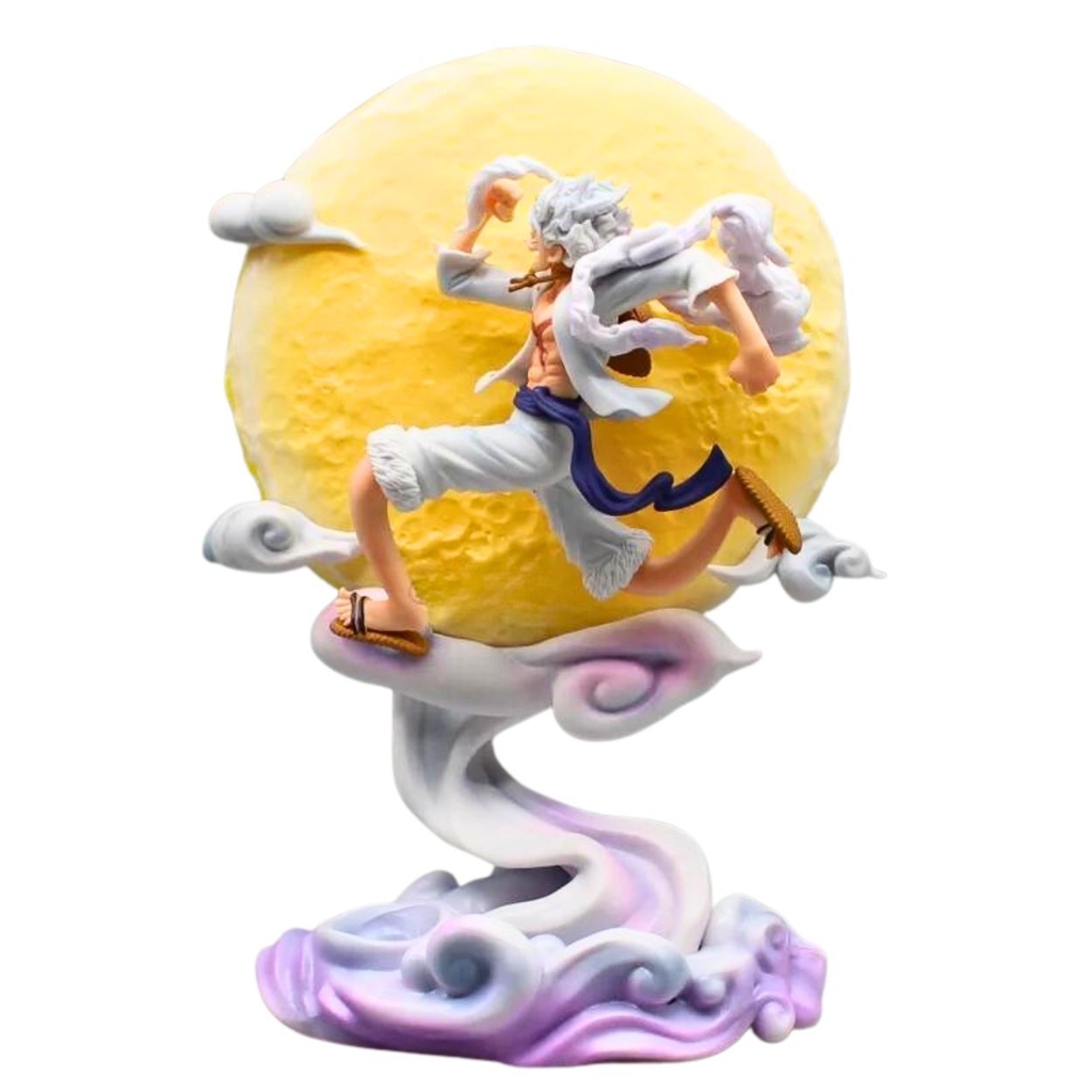 Mô Hình OnePiece Luffy Gear 5 ánh trăng - Cao 28cm - nặng 1kg5 - Phụ kiện : có LED , Figure OnePiece - box nhựa -  C-10