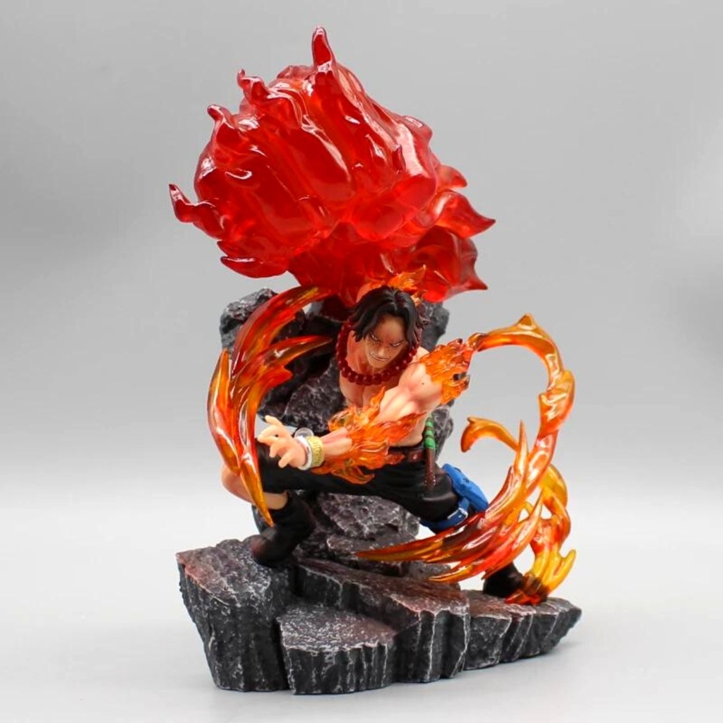 Mô Hình OnePiece ACE Cú đấm Lửa siêu ngầu - Cao 17cm - rộng 14cm - nặng 670gram , Figure OnePiece - có hộp màu N1-K38-T3-S3