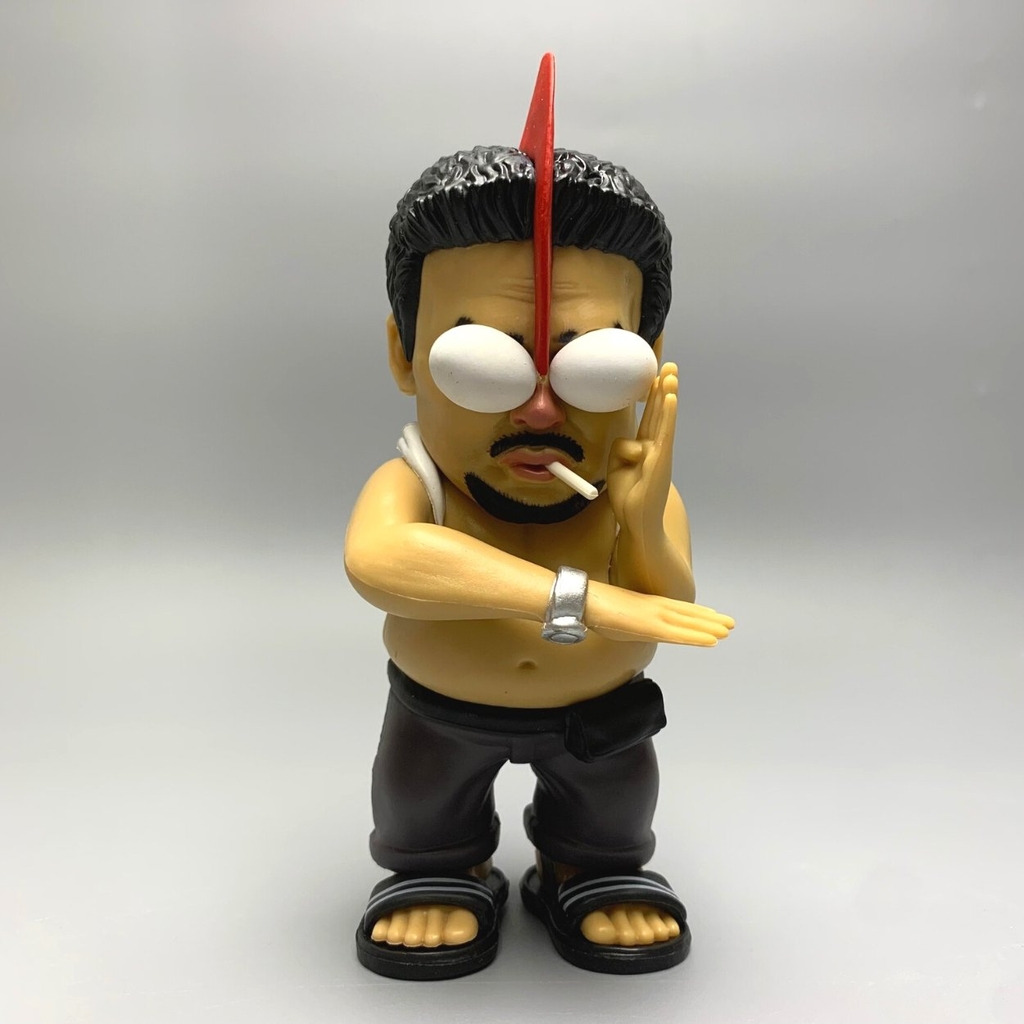 Mô Hình Meme Devil Da ( chú Đạt siêu nhân điện quang ) - Cao 15cm - nặng 250Gram  -  Figure Meme hài hước -  Có Hộp màu