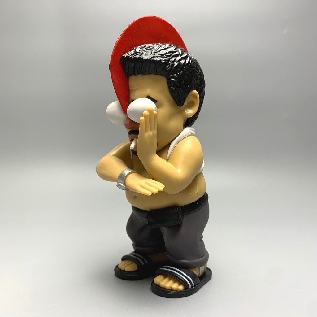 Mô Hình Meme Devil Da ( chú Đạt siêu nhân điện quang ) - Cao 15cm - nặng 250Gram  -  Figure Meme hài hước -  Có Hộp màu