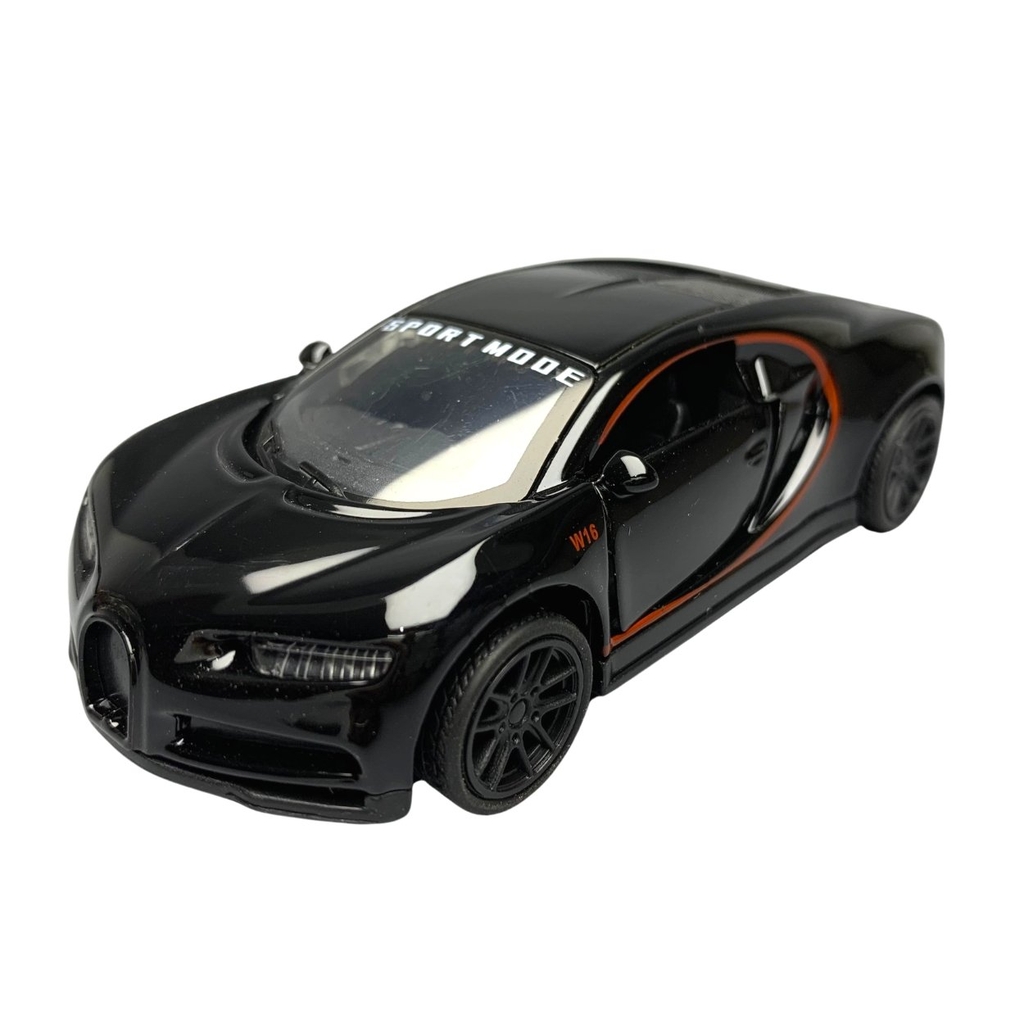 Mô Hình xe Bugatti Chiron tỉ lệ 1:43 Hợp kim có thể mở cửa - bánh sau chạy cót - Dài 10cm - cao 3cm - nặng 200gram - Figure Oto - FULL BOX : box màu - SKU : oto19 số 20