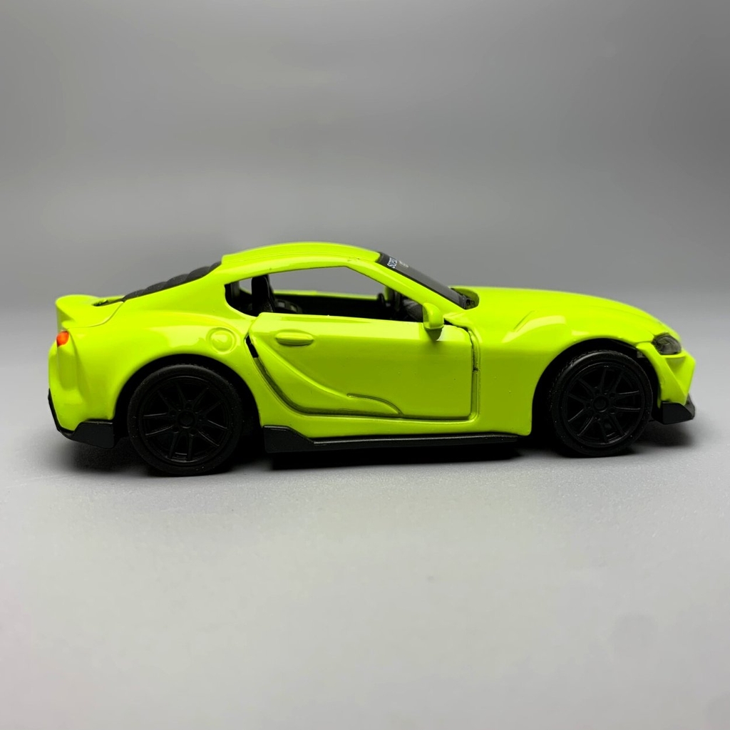Mô Hình xe Toyota Supra xanh nõn chuối tỉ lệ 1:43 Hợp kim có thể mở cửa - bánh sau chạy cót - Dài 10cm - cao 3cm - nặng 200gram - Figure Oto - FULL BOX - SKU : oto16 - K63-T2-S5