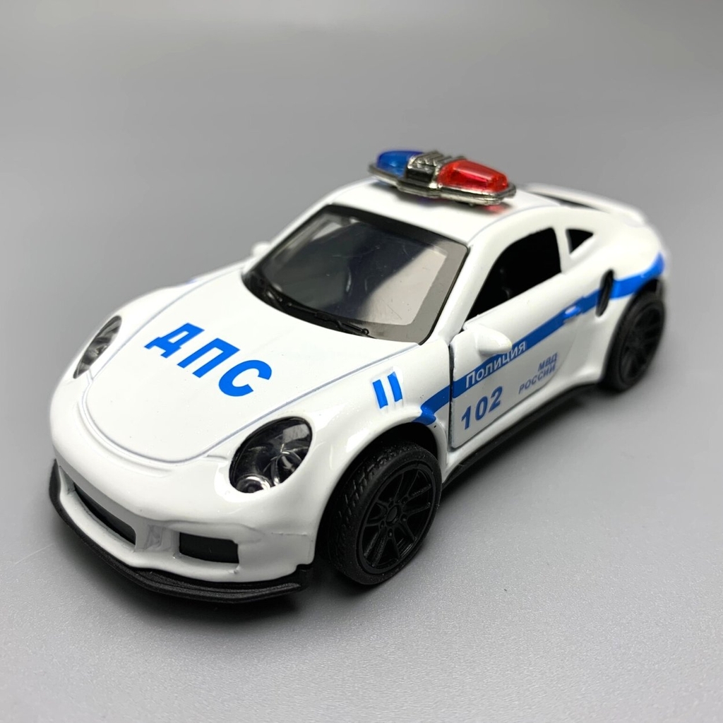 Mô Hình xe police Porsche 911 trắng tỉ lệ 1:43 Hợp kim có thể mở cửa - bánh sau chạy cót - Dài 10cm - cao 3cm - nặng 200gram - Figure Oto - FULL BOX : box màu - SKU : oto6 số25