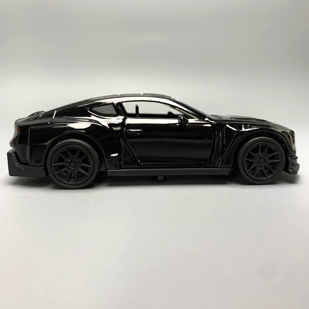 Mô Hình xe Bentley GT Màu Đen tỉ lệ 1:43 Hợp kim có thể mở cửa - bánh sau chạy cót - Dài 10cm - cao 3cm - nặng 200gram - Figure Oto - FULL BOX : box màu số 23