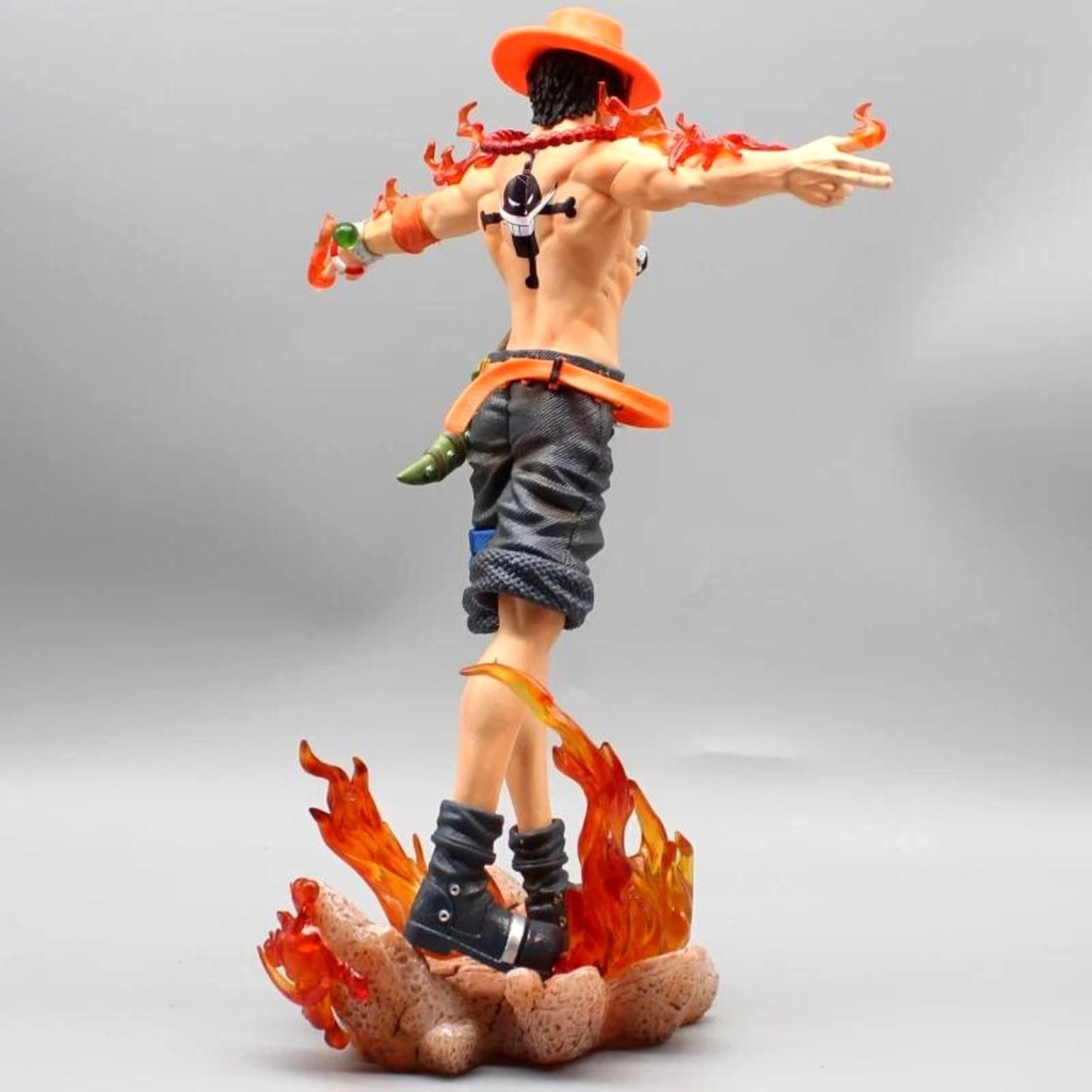 Mô Hình OnePiece Portgas D. Ace đứng dang tay - Cao 27cm - nặng 700Gram - Figure OnePiece - no box - K18-T1-S5