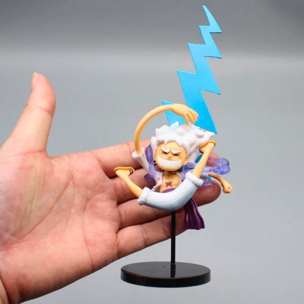 Mô Hình OnePiece 6 trạng thái Luffy gear 5 Chibi WCF hàng cao cấp - Cao 10cm - nặng 250Gram , Figure OnePiece - no box - N3-K47-T3-S3