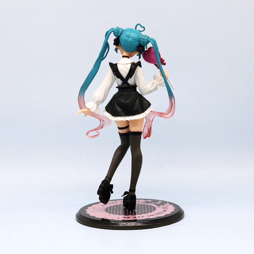 Mô Hình Hatsune Miku váy đen - Cao 19cm - rộng 11cm - nặng 150gram - Figure Miku - Có Hộp màu - N1-K34-T2-S2
