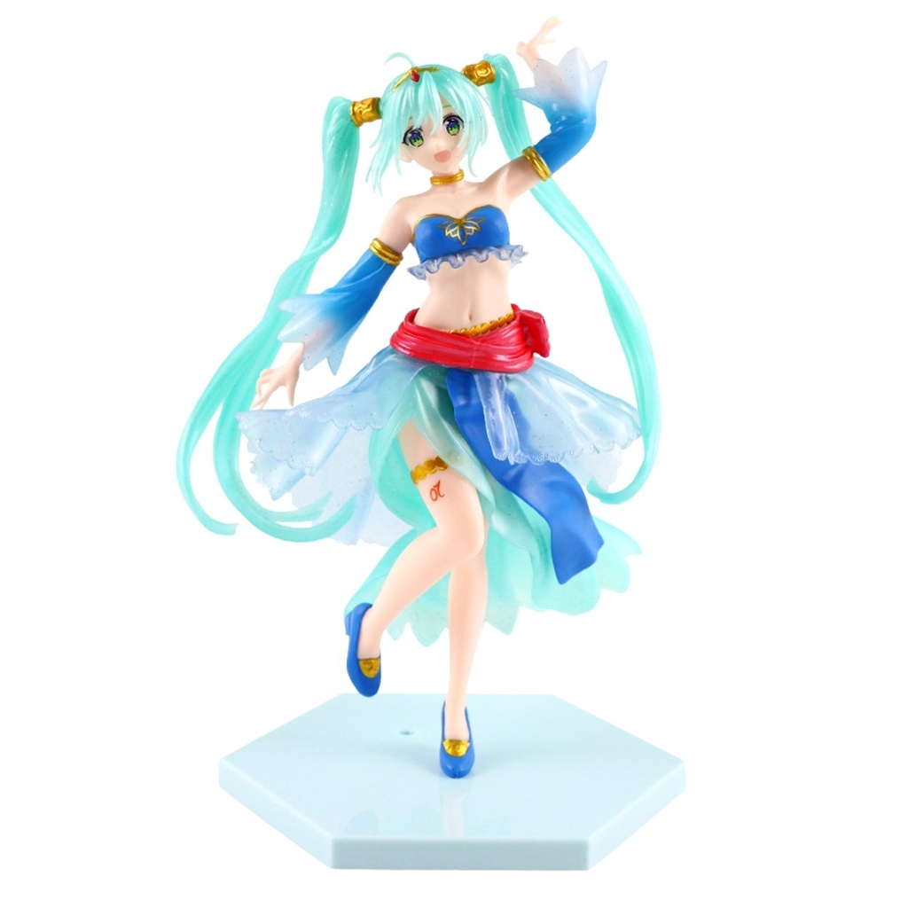 Mô Hình Hatsune Miku Váy xanh - Cao22cm - rộng 12cm - nặng 200Gram - Figure Miku - Có Hộp màu - (VAT MH001)- K10-T1-S6