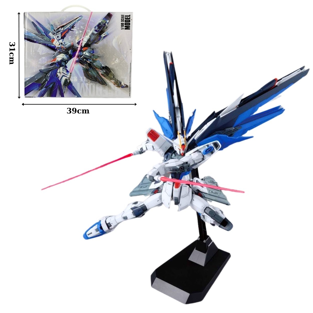 Mô hình MG 1/100 FREEDOM GUNDAM Cao cấp - Cao 18cm - nặng 1kg - SKU : MG190 - Figure Gundam - Có hộp màu