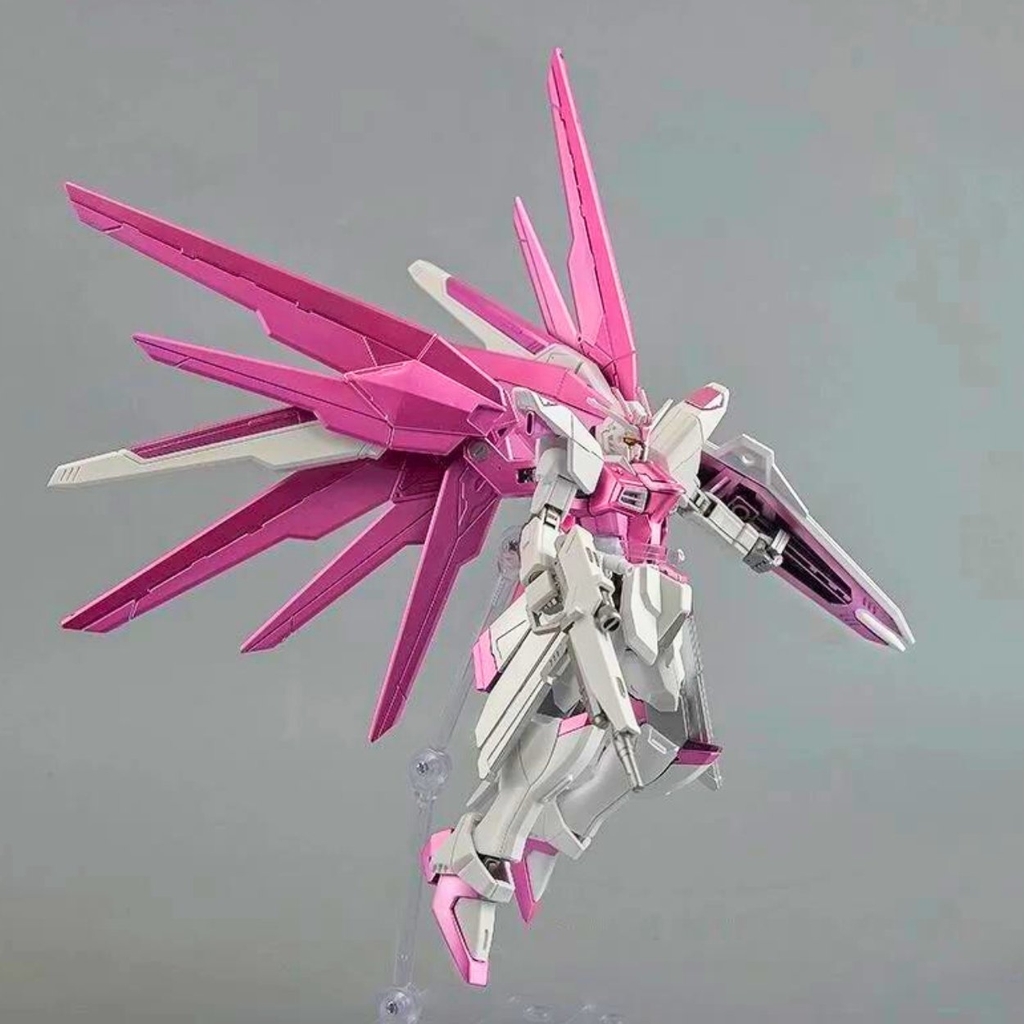 MG 1/100 FREEDOM 6650 GUNDAM màu hồng Cao cấp - Cao 18cm - nặng 1kg sku : 6650  - Box Màu